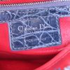 Bolso de mano Dior Lady Dior en tweed acolchado rojo y azul - Detail D3 thumbnail