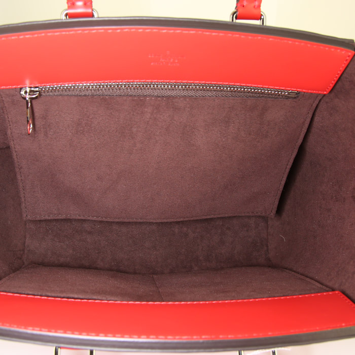 Louis Vuitton Phenix handbag in red epi leather - Detail D3