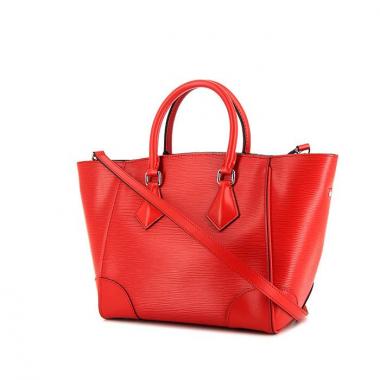 Bolso de mano Louis Vuitton Phenix en cuero Epi rojo