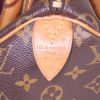 Borsa Louis Vuitton Speedy 30 in tela monogram marrone e pelle naturale - Detail D4 thumbnail