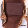 Louis Vuitton Grand Noé large model shopping bag in brown monogram canvas and natural leather - Detail D2 thumbnail