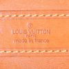 Zaino Louis Vuitton Randonnée in tela monogram cerata marrone e pelle naturale - Detail D3 thumbnail