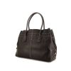 Tod's D-Bag shopping bag in brown grained leather - 00pp thumbnail