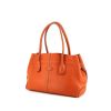 Shopping bag Tod's D-Bag in pelle lucida arancione - 00pp thumbnail