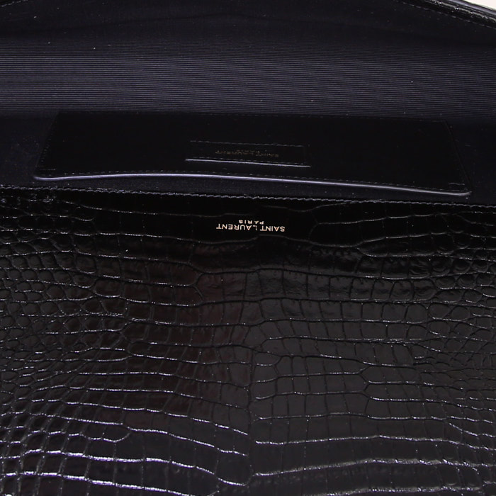 Bolso/bolsito Saint Laurent Kate en cuero negro - Detail D2