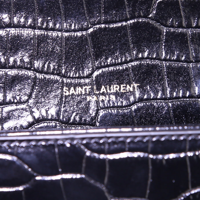 Bolso/bolsito Saint Laurent Kate en cuero negro - Detail D3