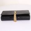 Saint Laurent Kate handbag/clutch in black leather - Detail D4 thumbnail