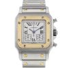 Cartier Santos Galbée watch in gold and stainless steel Ref:  2425 Circa  1990 - 00pp thumbnail