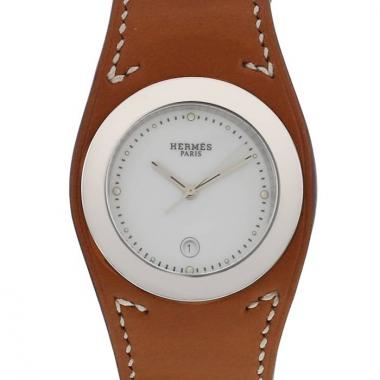 Montre Hermes Harnais en acier Ref :  HA3.710 Vers  2000