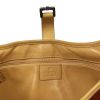 Bardot handbag in brown foal and beige leather - Detail D3 thumbnail