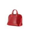 Louis Vuitton Alma medium model handbag in red epi leather - 00pp thumbnail