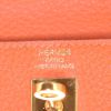 Bolso de mano Hermes Kelly 25 cm en cuero togo naranja - Detail D4 thumbnail