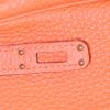 Hermes Kelly 25 cm handbag in orange togo leather - Detail D5 thumbnail