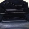 Hermès 2002 shoulder bag in navy blue box leather - Detail D2 thumbnail