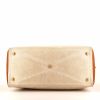 Hermes Victoria travel bag in beige canvas and gold leather - Detail D4 thumbnail