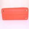 Dior Dior Addict cabas shopping bag in orange leather - Detail D4 thumbnail