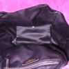 Saint Laurent Downtown small model handbag in purple patent leather - Detail D2 thumbnail