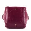 Saint Laurent Downtown small model handbag in purple patent leather - Detail D4 thumbnail