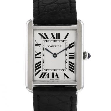 Montre Cartier Tank Solo en acier Ref :  2715 Ref :  2715 Vers  2010