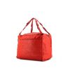 Bottega Veneta Brick handbag in red braided leather - 00pp thumbnail