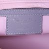 Dior Lady Dior handbag in pink, beige and varnished pink leather cannage - Detail D4 thumbnail