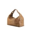 Bottega Veneta Sloane handbag in golden brown braided leather - 00pp thumbnail