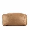 Bolso de mano Bottega Veneta Sloane en cuero trenzado marrón dorado - Detail D4 thumbnail