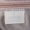 Borsa da viaggio Gucci Gucci Bagage in tela monogram cerata beige e pelle lucida marrone - Detail D3 thumbnail