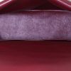 Dior Be Dior medium model shoulder bag in black leather and burgundy patent leather - Detail D3 thumbnail