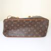 Louis Vuitton shopping bag in monogram canvas and natural leather - Detail D4 thumbnail