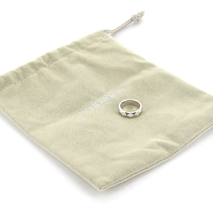Anello Boucheron Facette in oro bianco - Detail D2