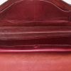Hermès Lido handbag in burgundy box leather - Detail D3 thumbnail