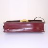 Hermès Lido handbag in burgundy box leather - Detail D5 thumbnail