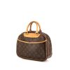 Bolso de mano Louis Vuitton Trouville en lona Monogram marrón y cuero natural - 00pp thumbnail