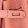 Borsa Hermes Birkin 25 cm in pelle togo Rose Tea - Detail D4 thumbnail