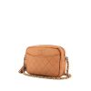 Chanel Camera shoulder bag in beige quilted grained leather - 00pp thumbnail