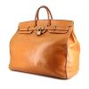 Bolsa de viaje Hermes Haut à Courroies - Travel Bag en cuero natural color oro - 00pp thumbnail