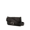 Fendi Baguette shoulder bag in black leather - 00pp thumbnail