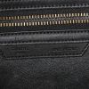 Celine Luggage medium model handbag in brown furr and black leather - Detail D3 thumbnail