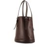 Shopping bag Louis Vuitton Bucket in pelle Epi marrone - 00pp thumbnail