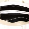 Saint Laurent Sac de jour small model shoulder bag in white grained leather - Detail D3 thumbnail