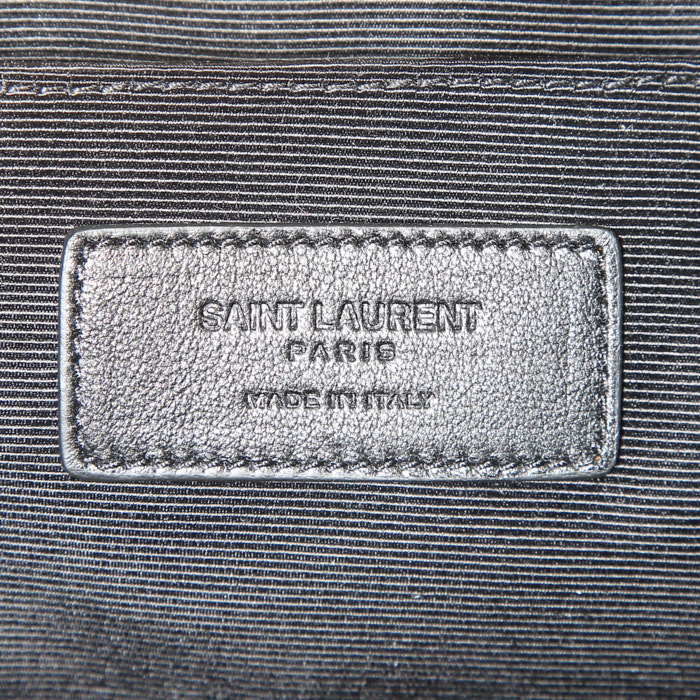 Saint Laurent pouch in black leather - Detail D3