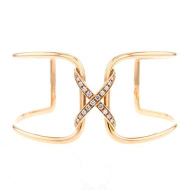 Bracelet Chaumet Lien en or rose et diamants