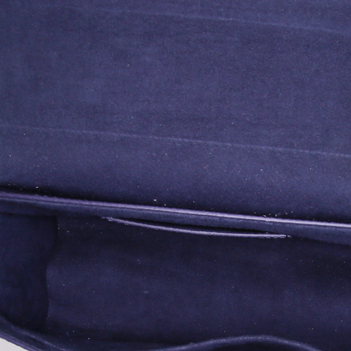 Louis Vuitton Twist handbag in purple epi leather - Detail D3