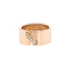Chaumet Lien large model ring in pink gold and diamonds - 00pp thumbnail