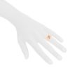 Sortija Chaumet Lien modelo grande en oro rosa y diamantes - Detail D1 thumbnail