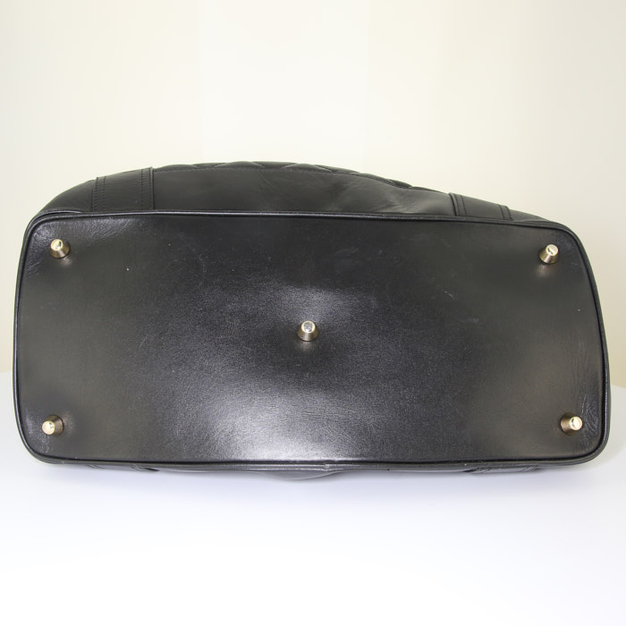 Borsa Burberry Baby Beaton in pelle trapuntata nera - Detail D4