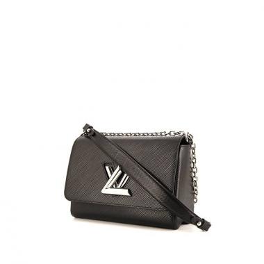 Borsa a tracolla Louis Vuitton Twist in pelle Epi nera