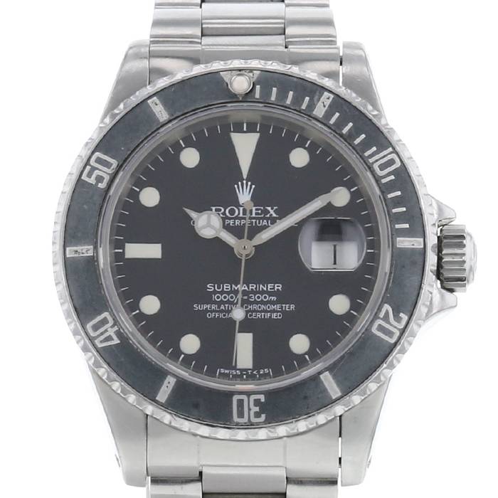 Orologio Rolex Submariner Date in acciaio Ref :  16800 Circa  1982