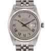 Rolex Datejust watch in stainless steel and white gold 14k Ref:  16014 Circa  1988 - 00pp thumbnail